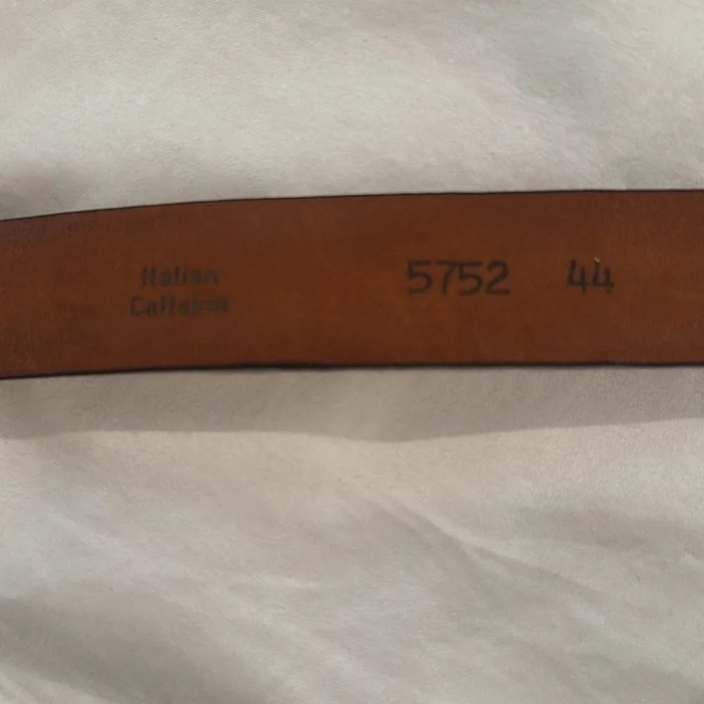 Remo Tulliani Italian calfskin Elegant Brown Leather Belt